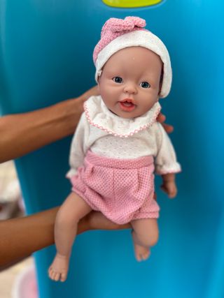 Bebé reborn de silicona ecoflex de 40 cmtrs