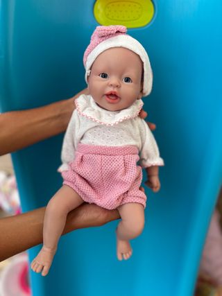 Bebé reborn de silicona ecoflex de 40 cmtrs