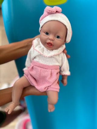 Bebé reborn de silicona ecoflex de 40 cmtrs