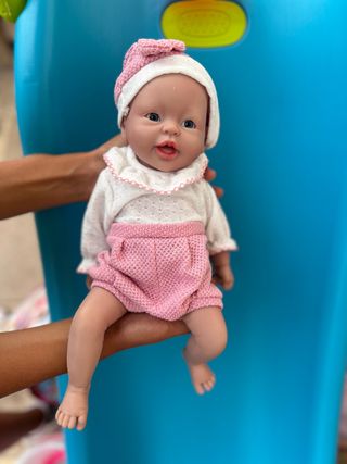 Bebé reborn de silicona ecoflex de 40 cmtrs