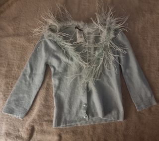 CHAQUETA CON PLUMAS
