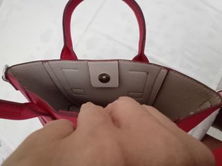 Bolso rojo de polipiel