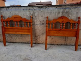 Cabeceros madera maciza cama 90