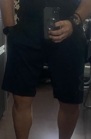 bermuda under armour talla M gris/negro