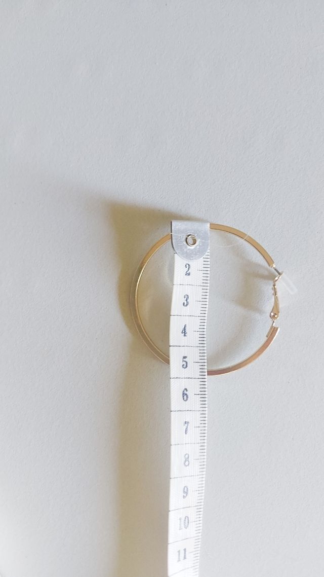 Pendientes de aro con Hortensia preservada.