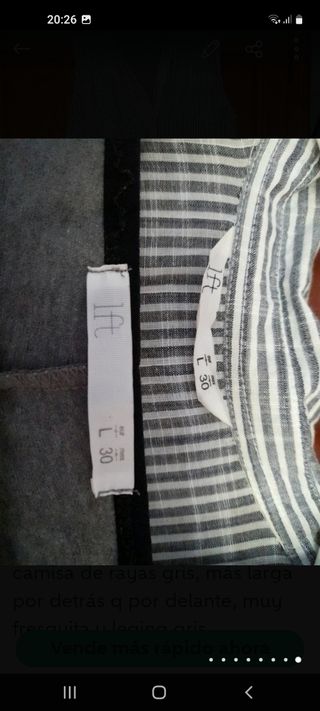 LOTE  2camisas,leging,vestido,camiseta,mini