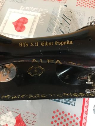 Maquina coser años 50