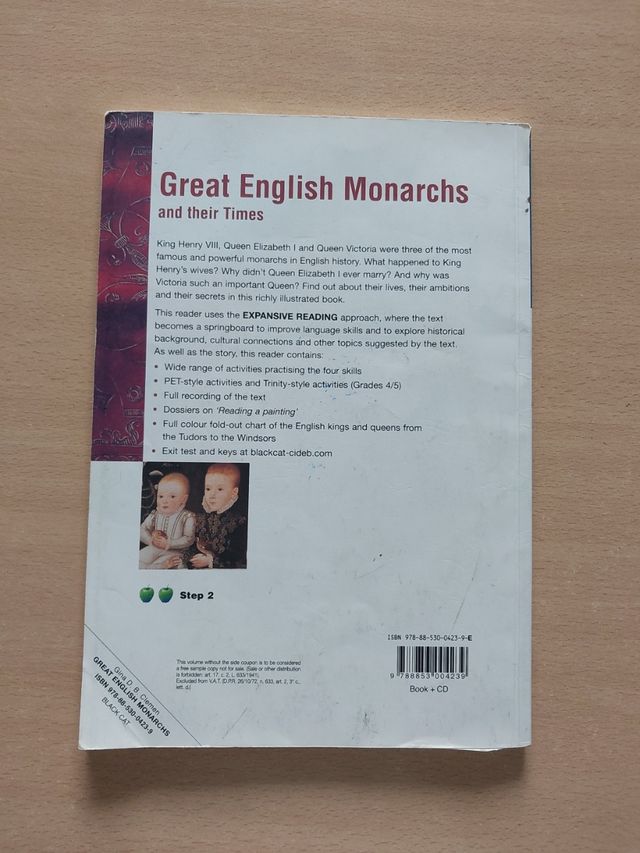 Great English Monarchs and their Times Book and CD