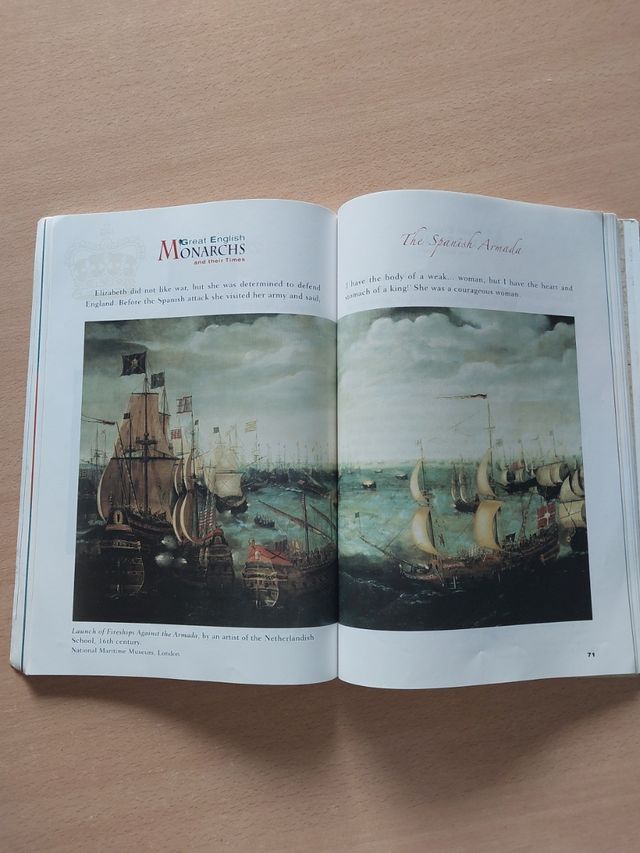 Great English Monarchs and their Times Book and CD