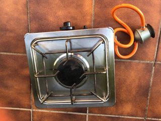Fogón quemador de gas encimera de 1 fuego.