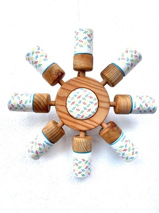 ESPECIERO VINTAGE GIRATORIO DE PARED