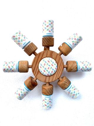 ESPECIERO VINTAGE GIRATORIO DE PARED