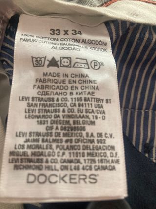 Pantalon Dockers - W33 L34