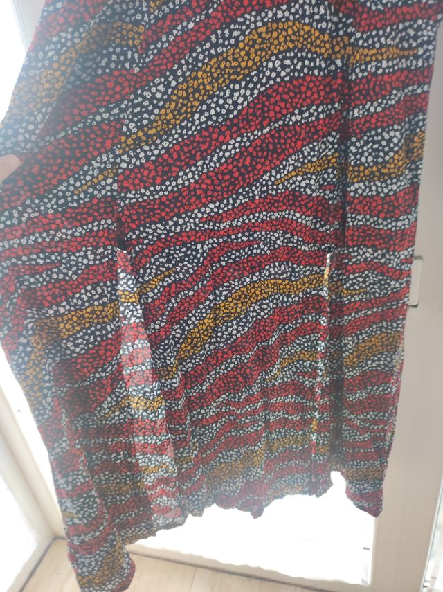 Vestido largo de flores Tiffosi talla L