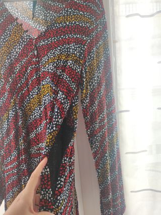 Vestido largo de flores Tiffosi talla L