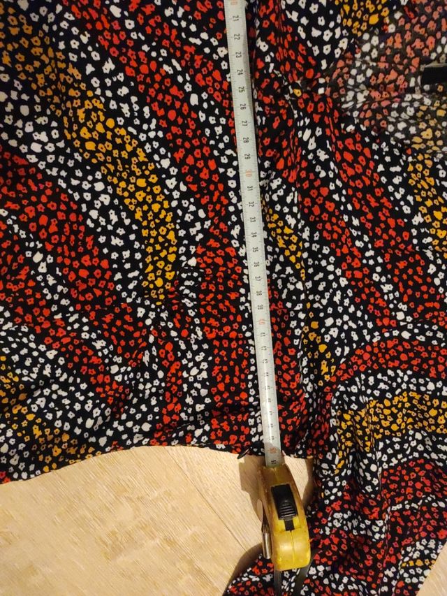 Vestido largo de flores Tiffosi talla L