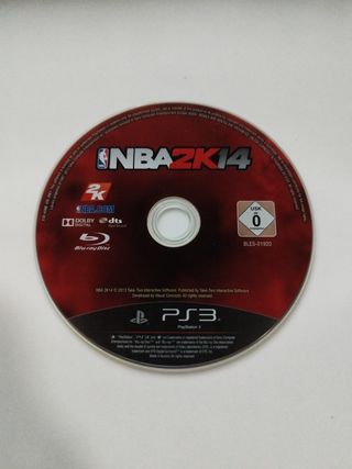 Nba 2k14, PlayStation 3 SOLO BLUE RAY