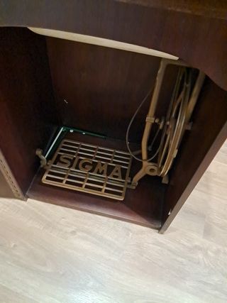 Maquina coser antigua singer con mueble