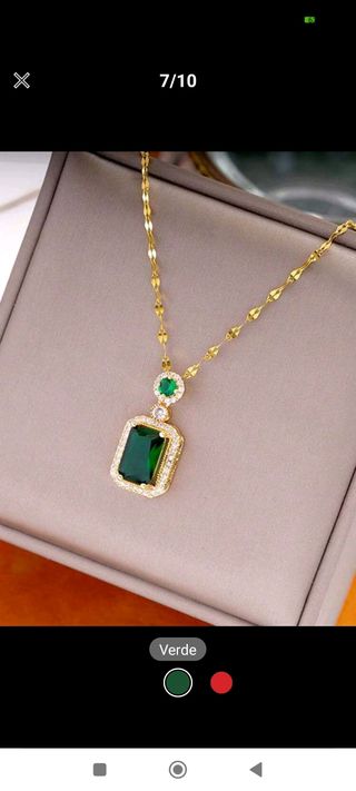 4 piezas Set joya con diseño de diamante