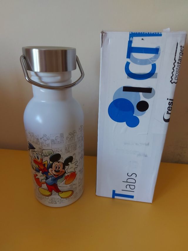 Metal water bottle Topolino