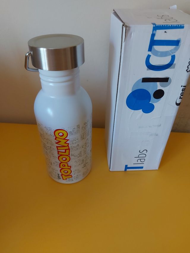 Metal water bottle Topolino