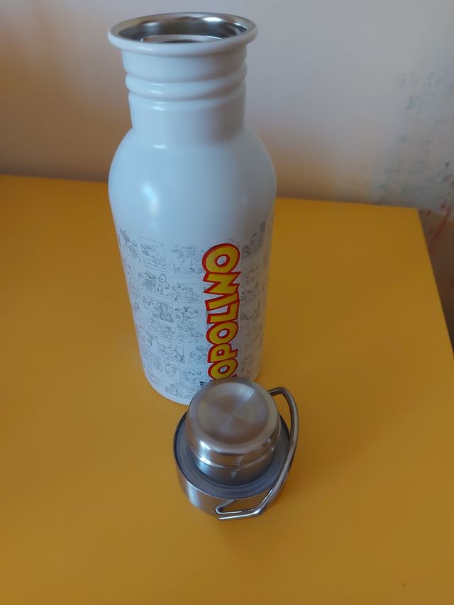 Metal water bottle Topolino