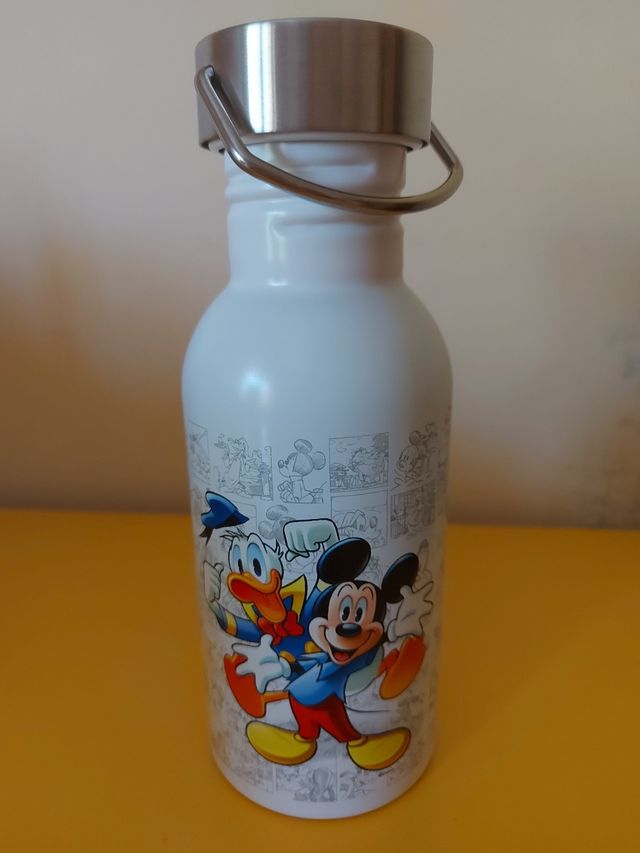 Metal water bottle Topolino