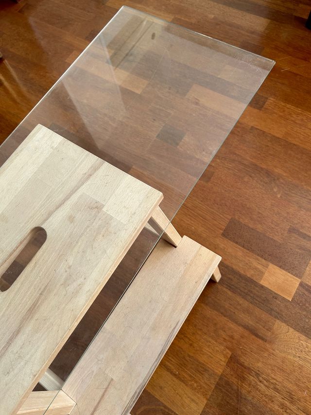 REBAJADO! Estanteria balda repisa cristal 98 x 30