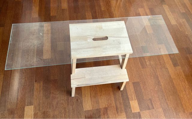 REBAJADO! Estanteria balda repisa cristal 98 x 30