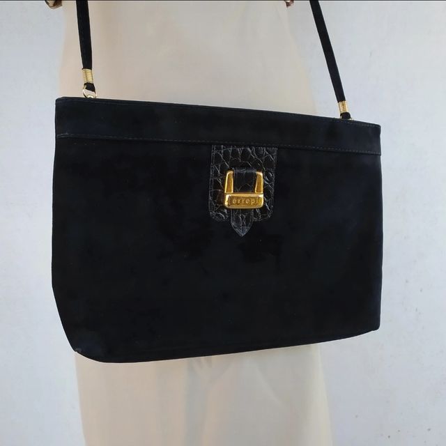Pochette Velluto Nero Vintage