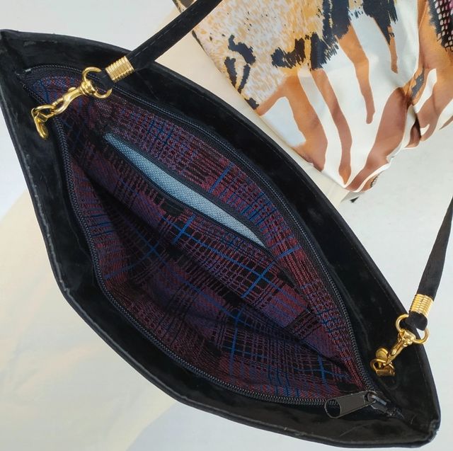 Pochette Velluto Nero Vintage