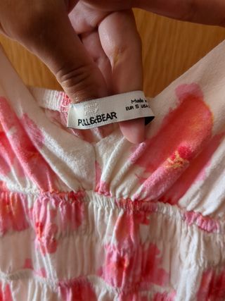 Vestido flores talla S