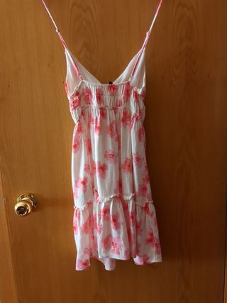 Vestido flores talla S