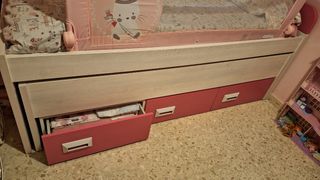 Cama nido 90x190 cm + Colchón