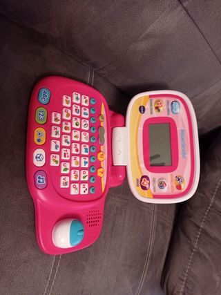 Pequeordenador Vtech. Usa pilas. Sin caja