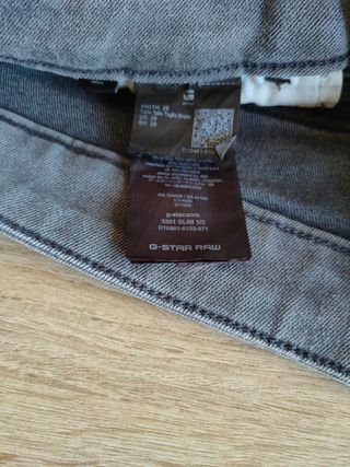 Vaqueros cortos G-star 3301