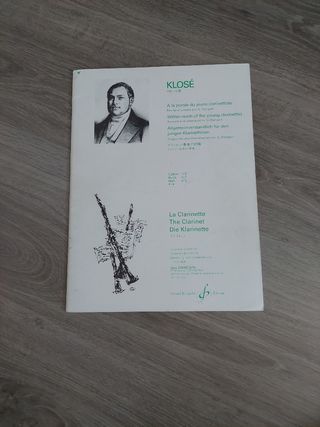 Libros de clarinete