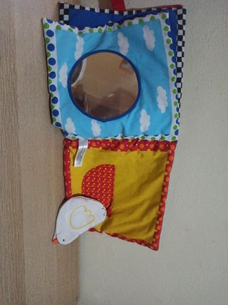 Libro de tela sensorial para bebes