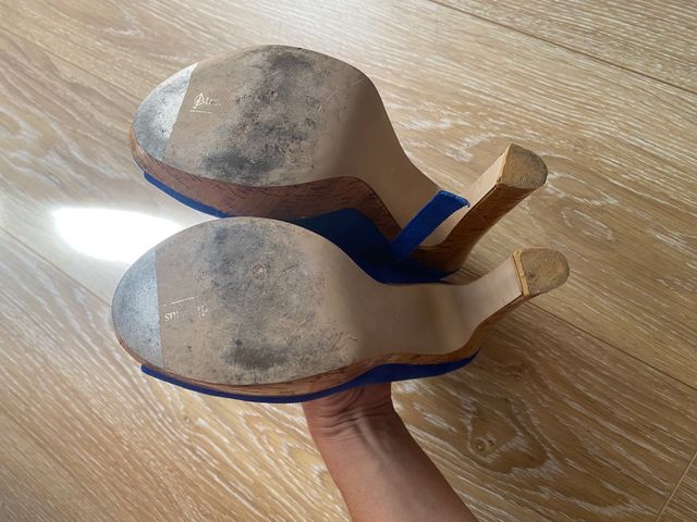 Zapato tacón con plataforma