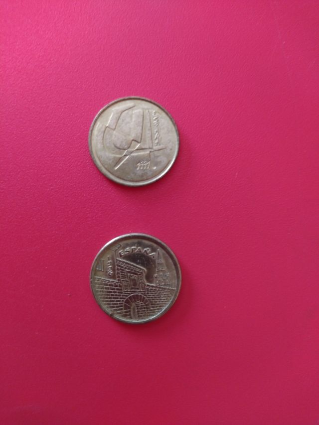 Par de monedas 5 pesetas