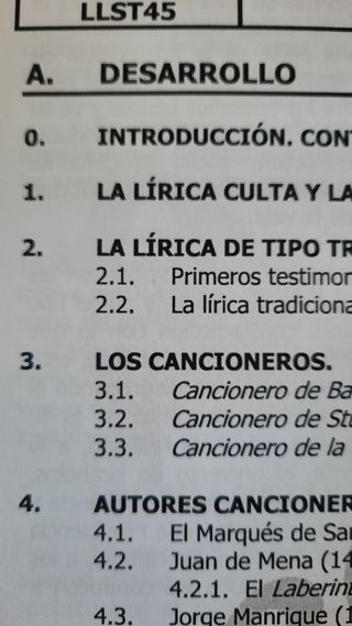 Temario de oposiciones secundaria Lengua