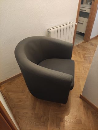Dos Sillónes Sofá Ronconera Gris