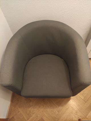 Dos Sillónes Sofá Ronconera Gris