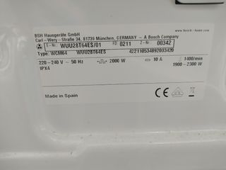 LAVADORA BOSCH 8 KILOS