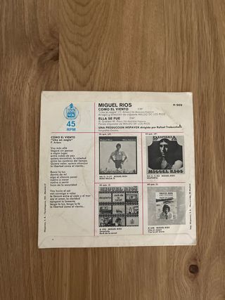 Singles Miguel Ríos