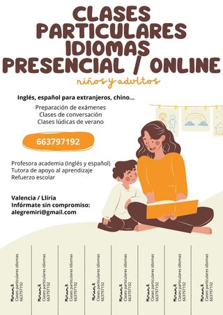 Profesora particular idiomas