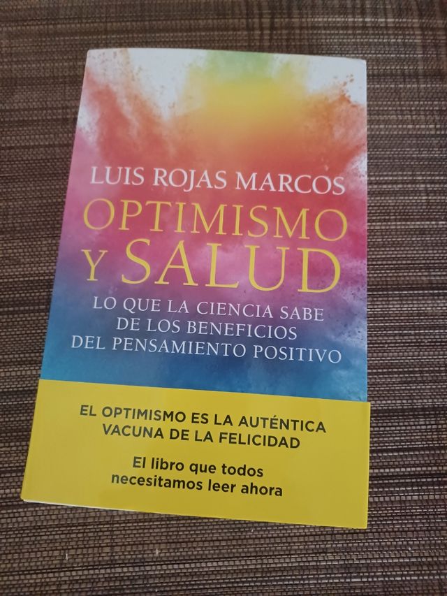 LIBRO OPTIMISMO Y SALUD LUIS ROJAS  MARCOS