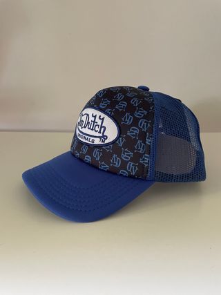 Trucker hat Von Dutch monogram blu e nero