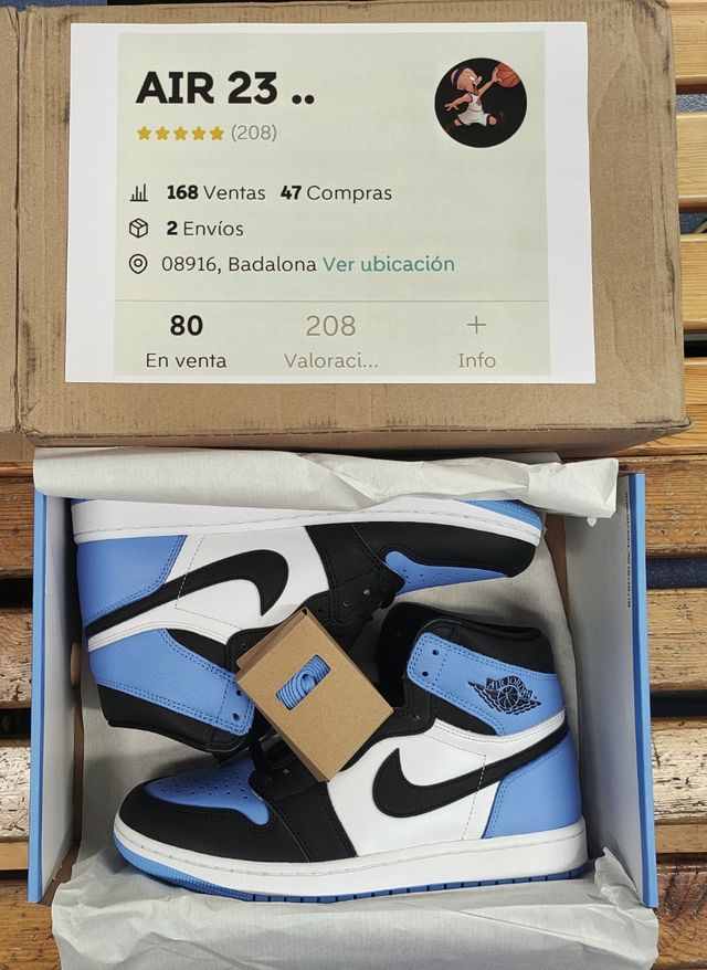 Jordan 1 OG UNC TOE 2023 (42,5)