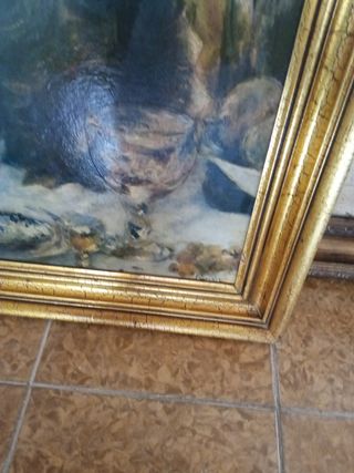 Antigua pintura augusto Renoir